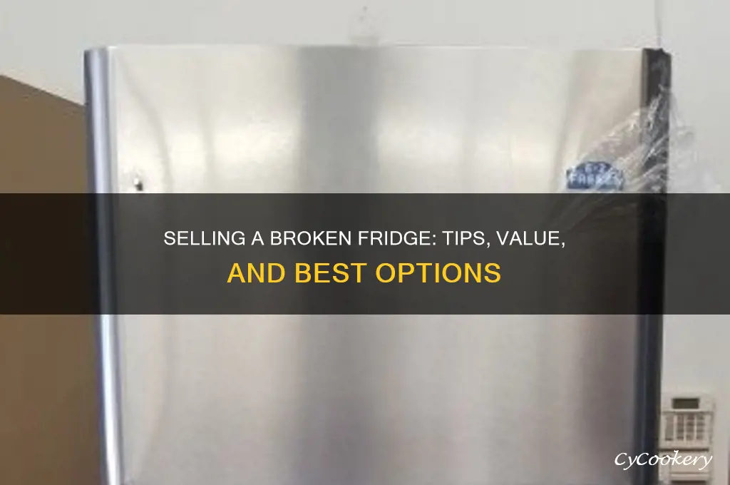 can you sell a broken refrigerator