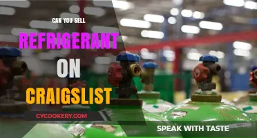 Selling Refrigerant on Craigslist: Legal, Safe, or Risky Business?