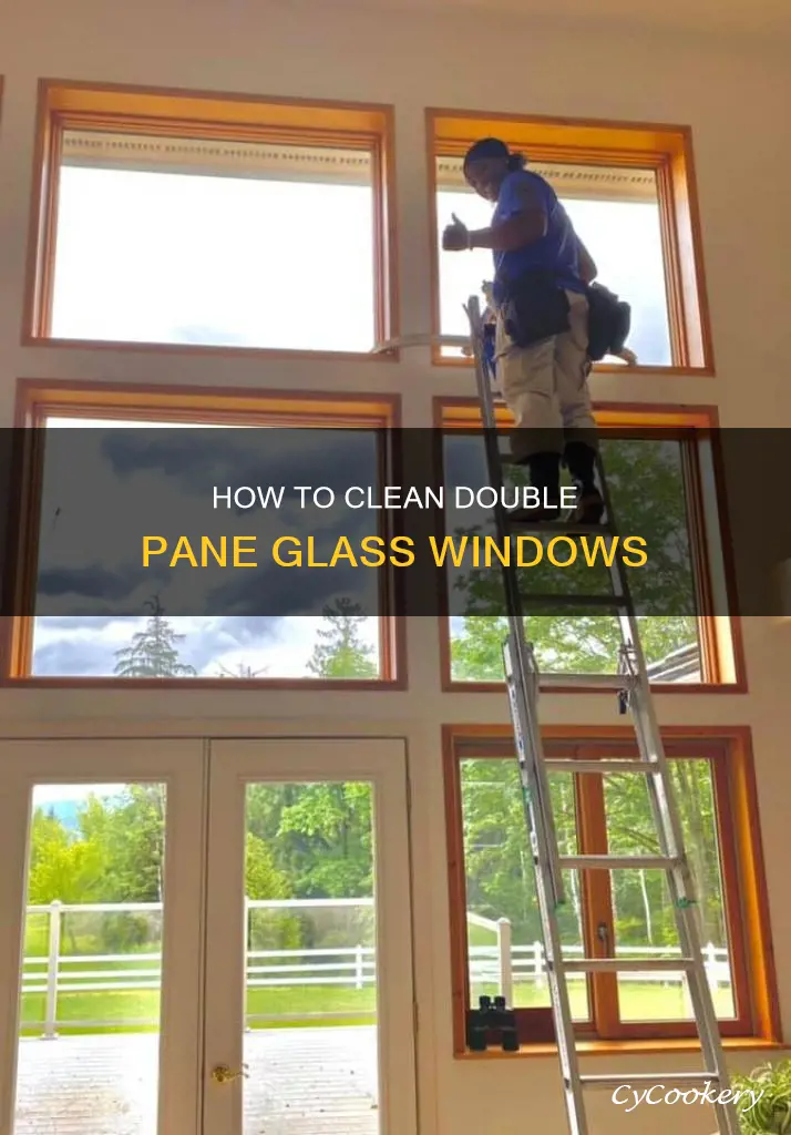 can you separate double pane glass and clean