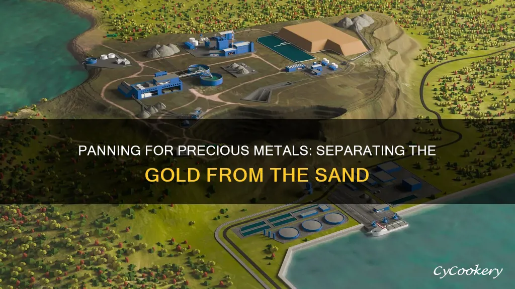 can you seprate perious metal with panning