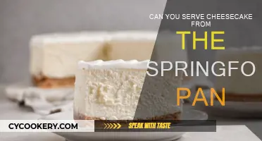 Cheesecake Serving: Springform Pan or Not?