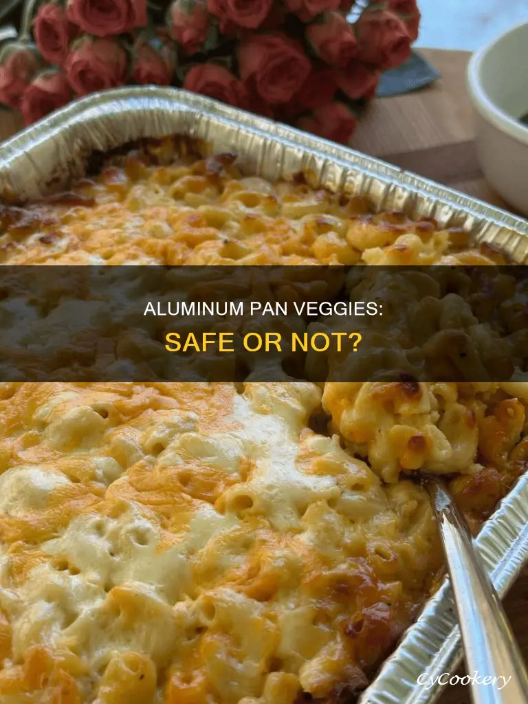 can you serve fresh vegetables in oblong aluminum pan
