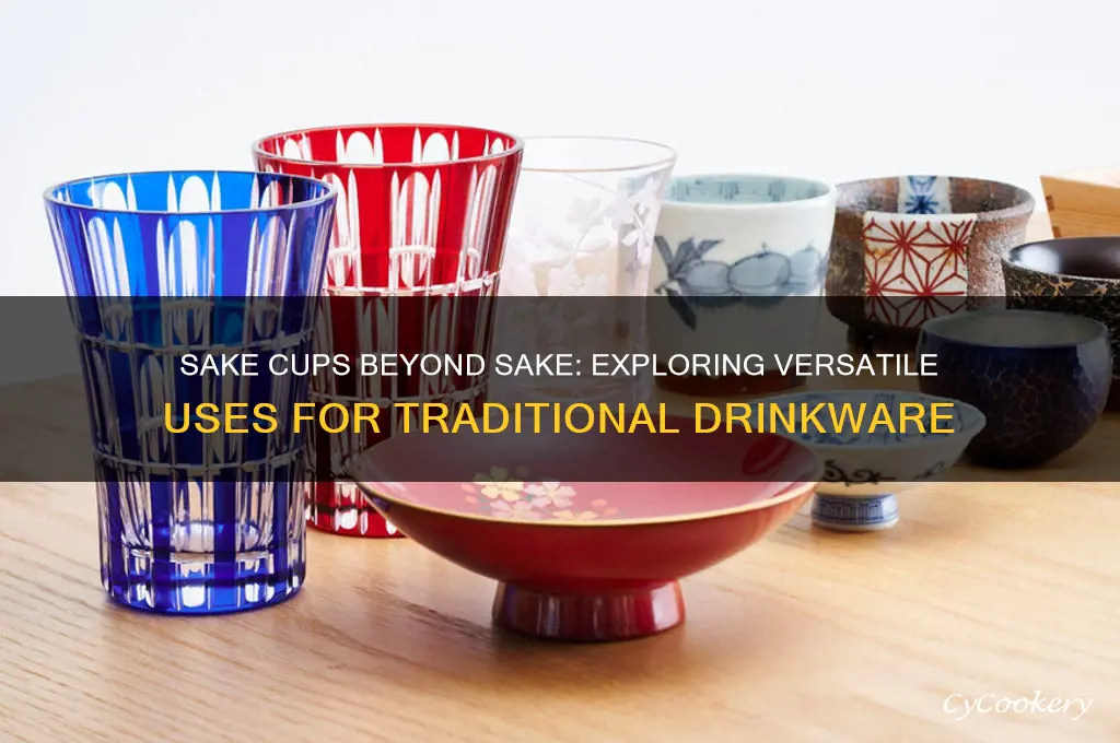can you serve other drinks in sake cups
