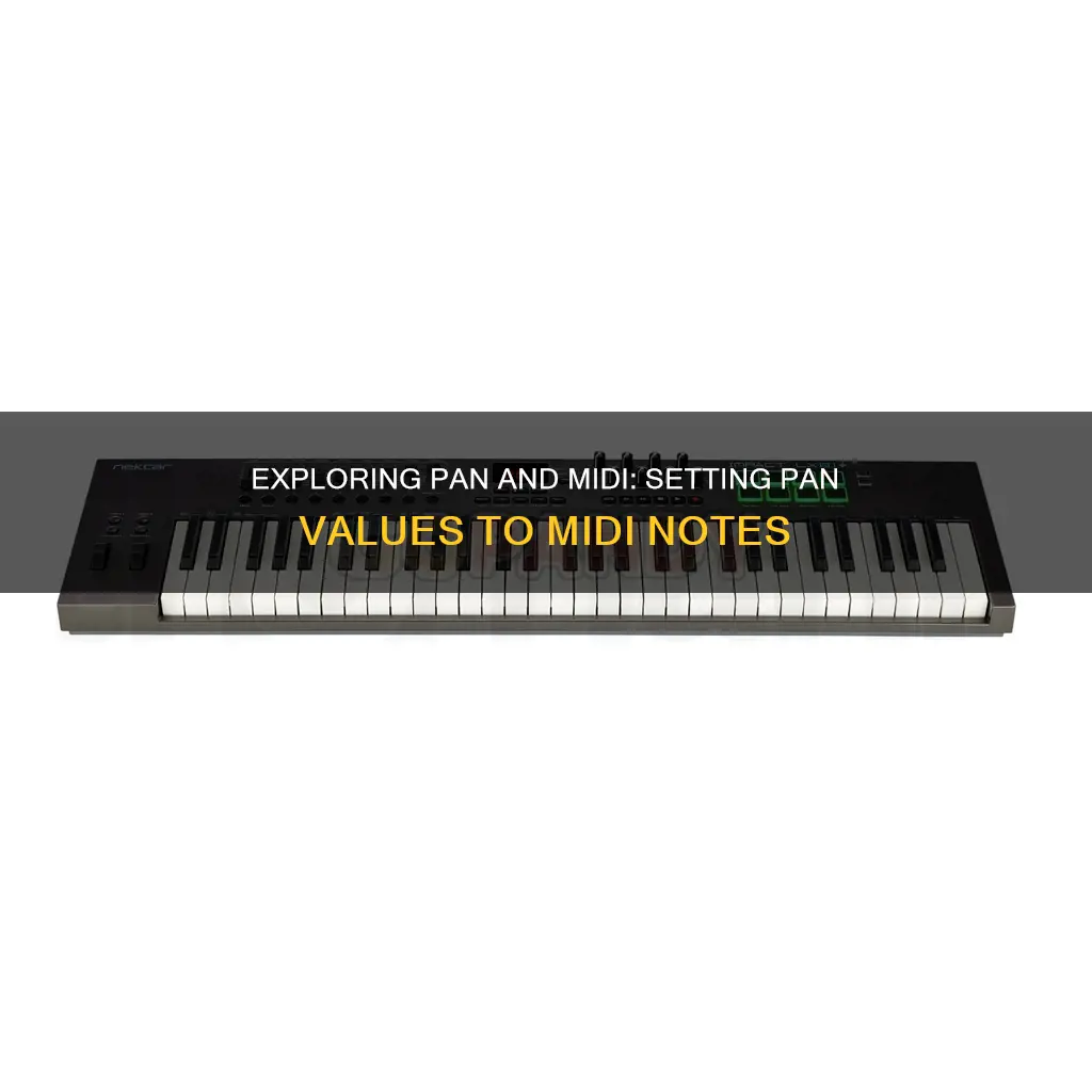 can you set a pan value to a midi note