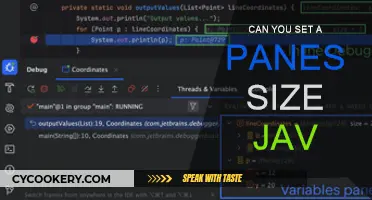 Adjusting Pane Sizes in Java
