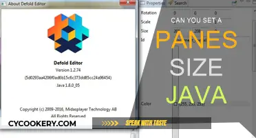 Adjusting Pane Sizes in Java: How to Set Up