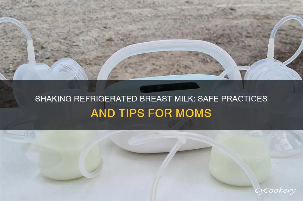 can you shake refrigerated breast milk