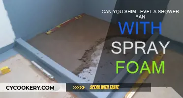 How to Shim Level a Shower Pan with Spray Foam?