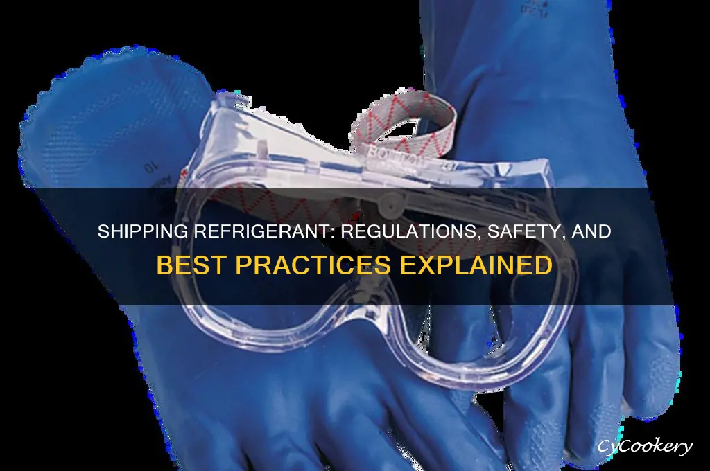can you ship refrigerant