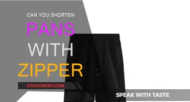 Shortening Pants: Zippers Made Easy