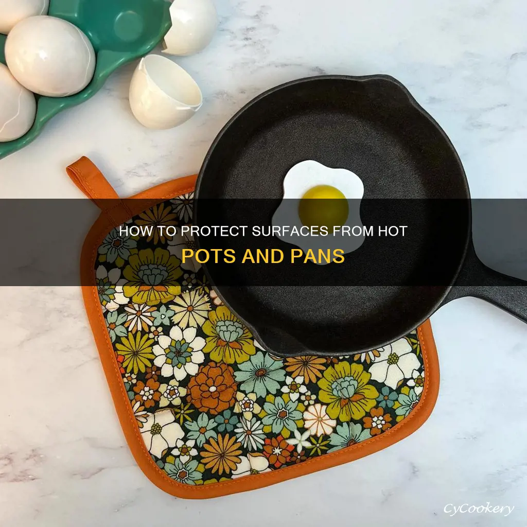can you sit a pan on a pot holder