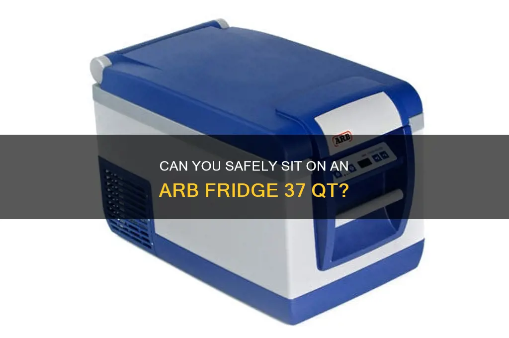 can you sit on an arb refrigerator 37 qt