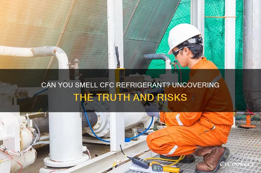 can you smell a cfc refrigerant