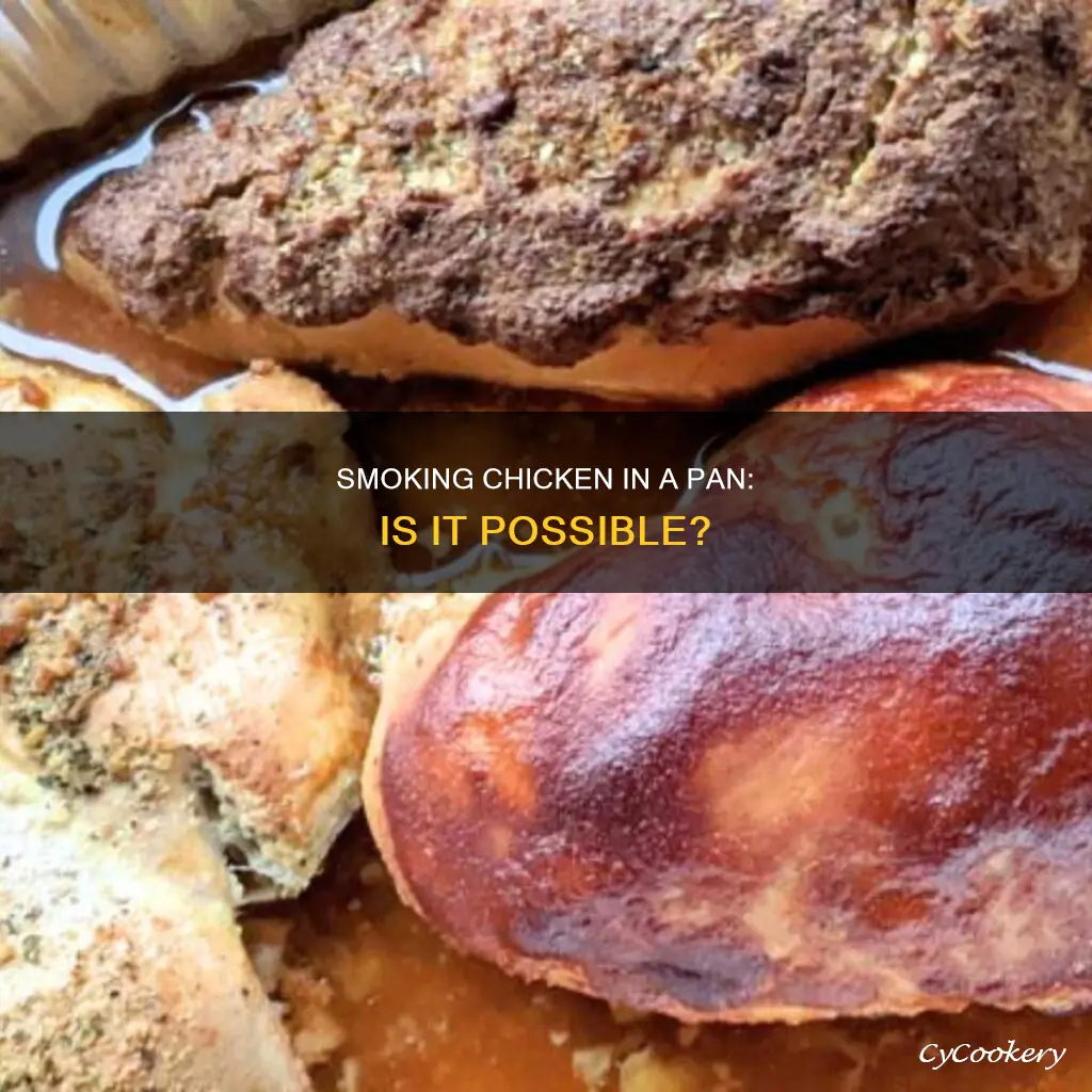 can you smoke chicken in a pan