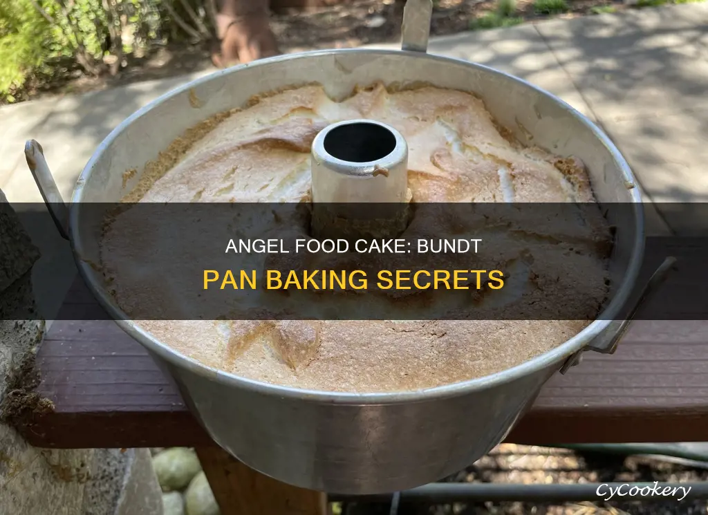 can you so angel food cake in a bundt pan