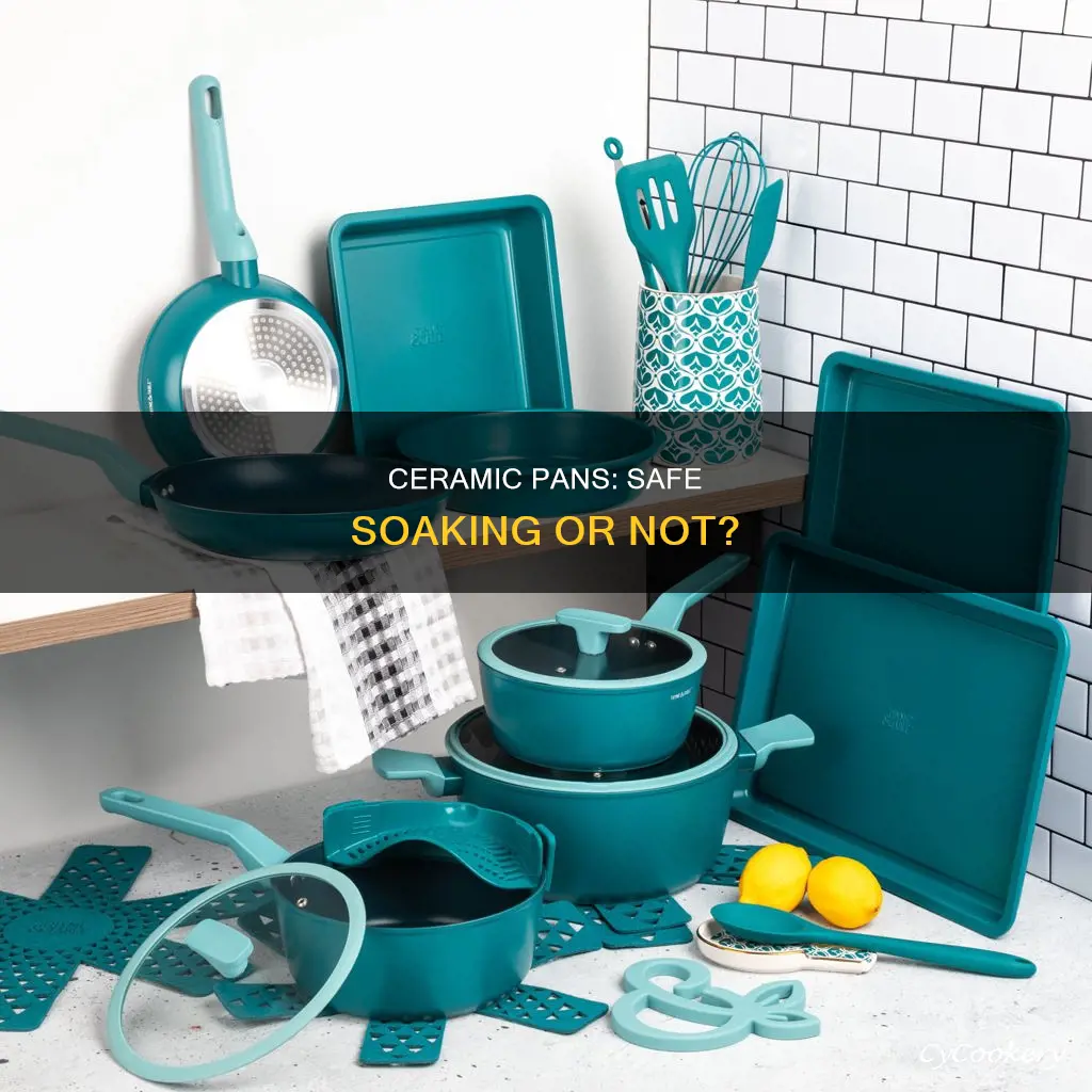 can you soak ciramic pan