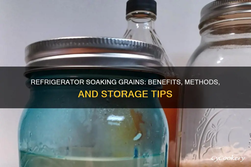 can you soak grains in the refrigerator