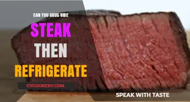 Sous Vide Steak, Chill, and Serve: A Time-Saving Technique
