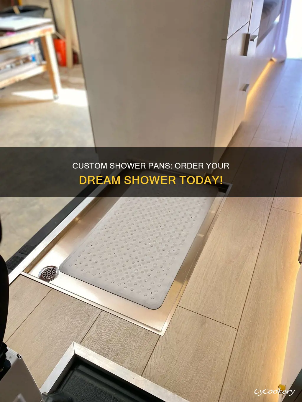 can you special order shower pans