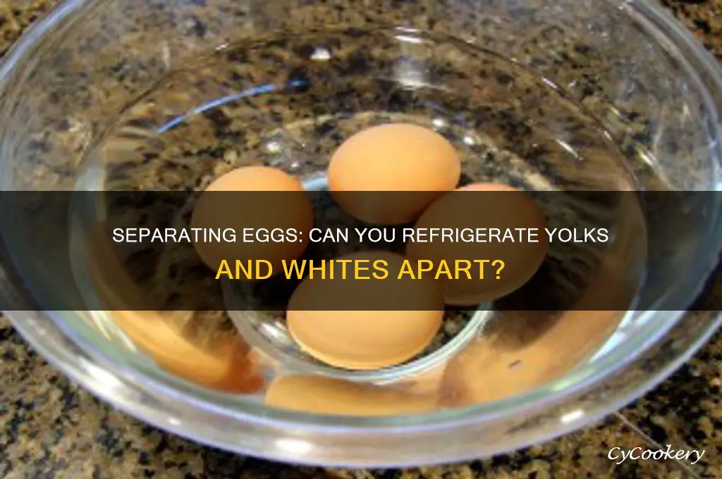 can you sperate eggs and refrigerate them