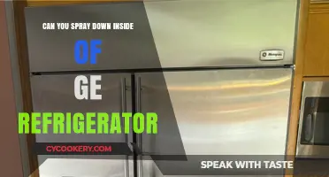 How to Safely Clean Inside Your GE Refrigerator with Spray