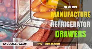 Stacking Manufacturer Refrigerator Drawers: Is It Safe and Practical?