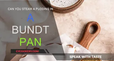 Steaming Pudding: Bundt Pan Method