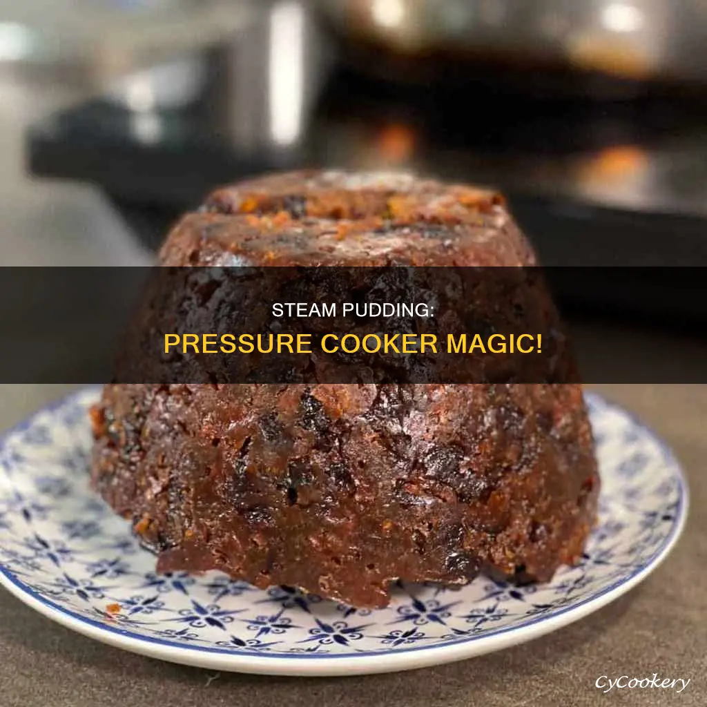 can you steam a pudding in a pressure cooker