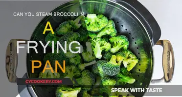 Steaming Broccoli: Frying Pan Method