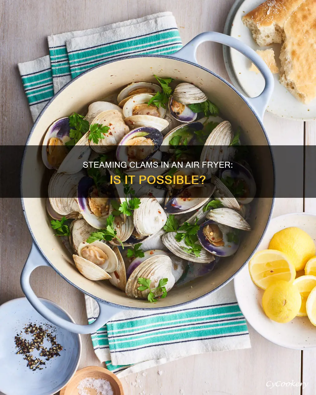 can you steam clams in an air fryer