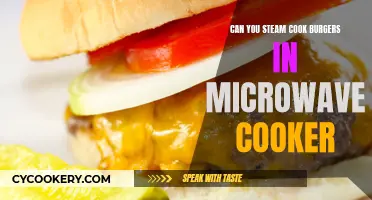 Steaming Burgers: Microwave Cooker Method