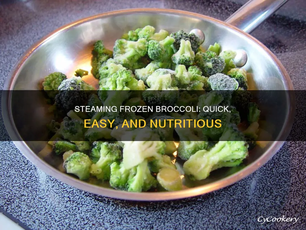 can you steam cook frozen broccoli