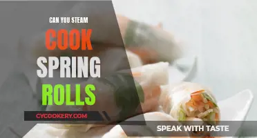 Steam Cooking Spring Rolls: A Healthy, Tasty Option?