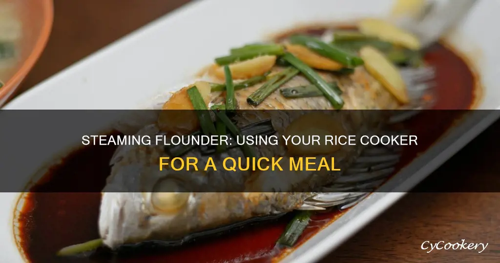 can you steam flounder in a rice cooker