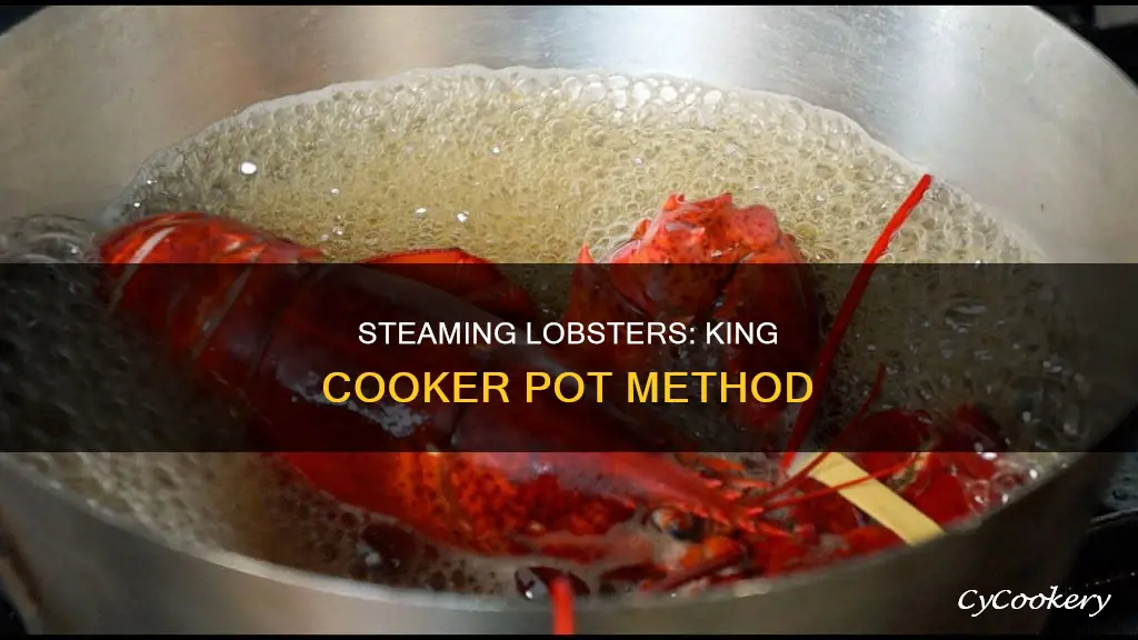 can you steam lobsters in a king cooker pot