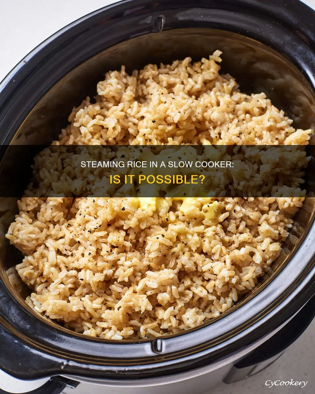 can you steam rice in a slow cooker