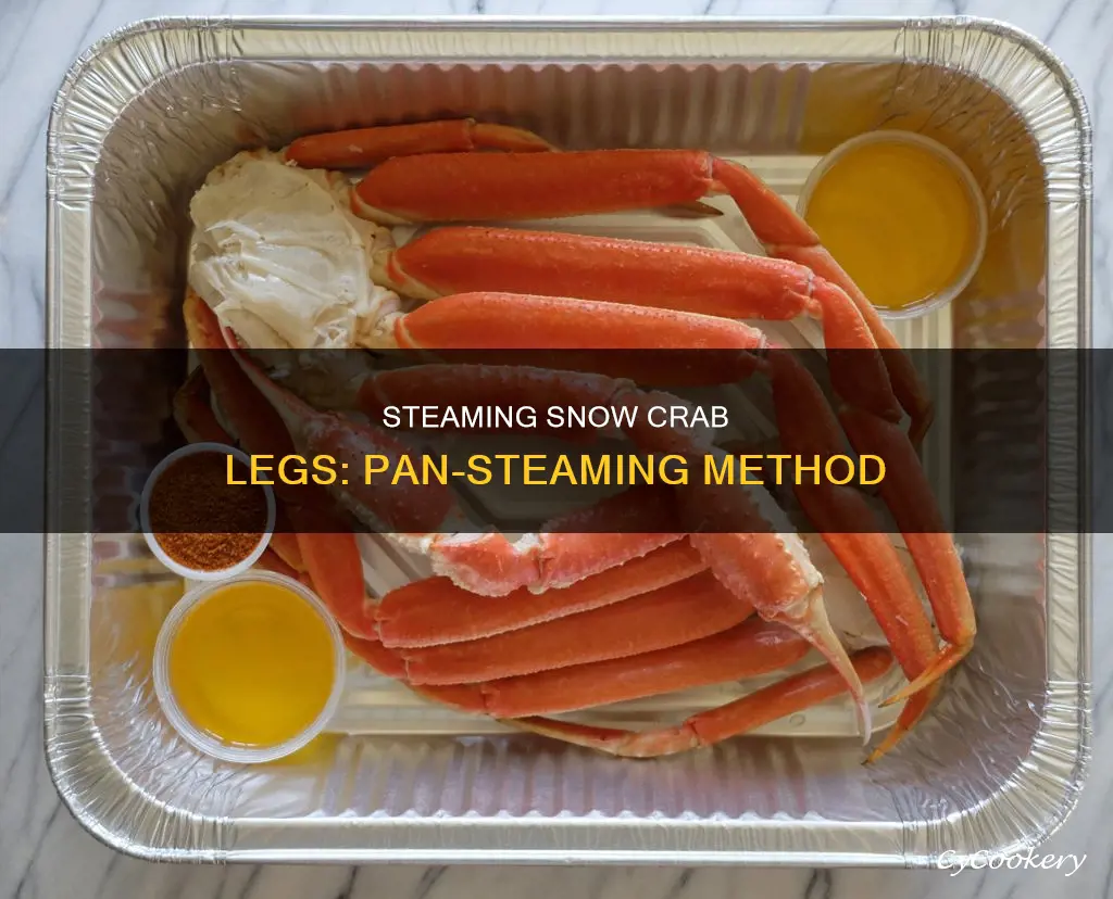 can you steam snow crab legs on a pan