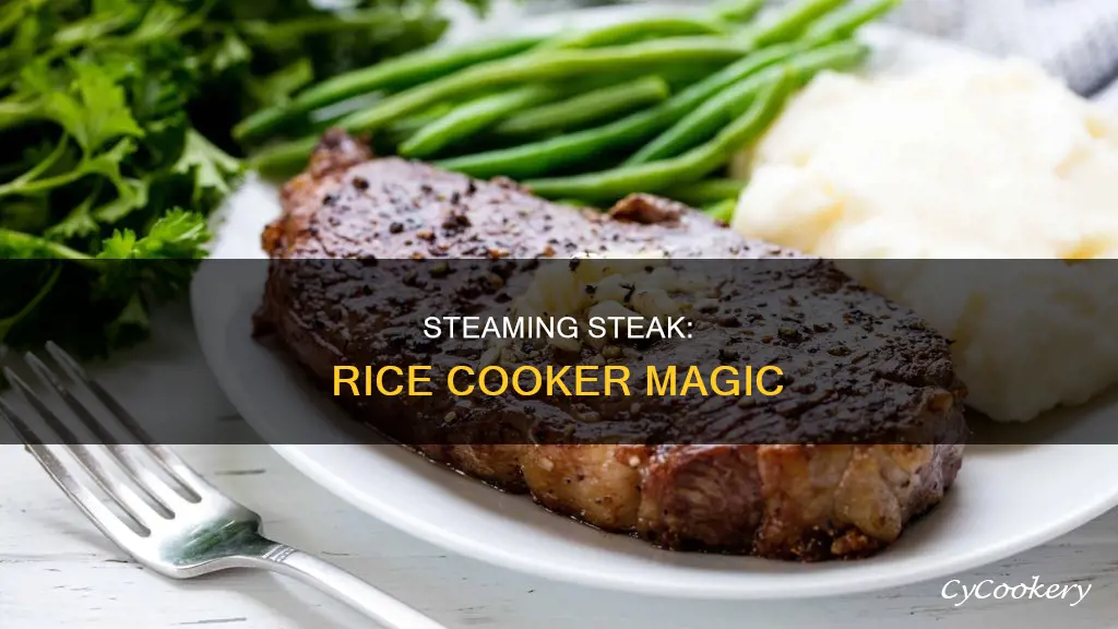 can you steam steak in a rice cooker