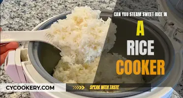 Steaming Sweet Rice: Rice Cooker Method Explored