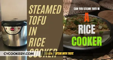 Steaming Tofu: Using Your Rice Cooker for a Healthy Dish