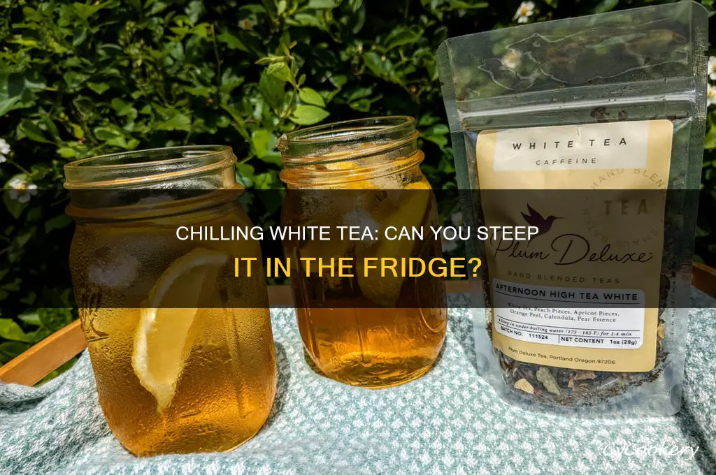 can you steep white tea in refrigerator