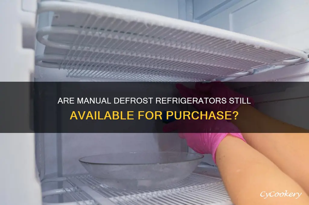 can you still buy a refrigerator that does not defrost