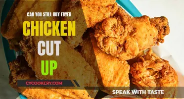 Fryer Chicken: Cut-Up Convenience for Quick Cooking