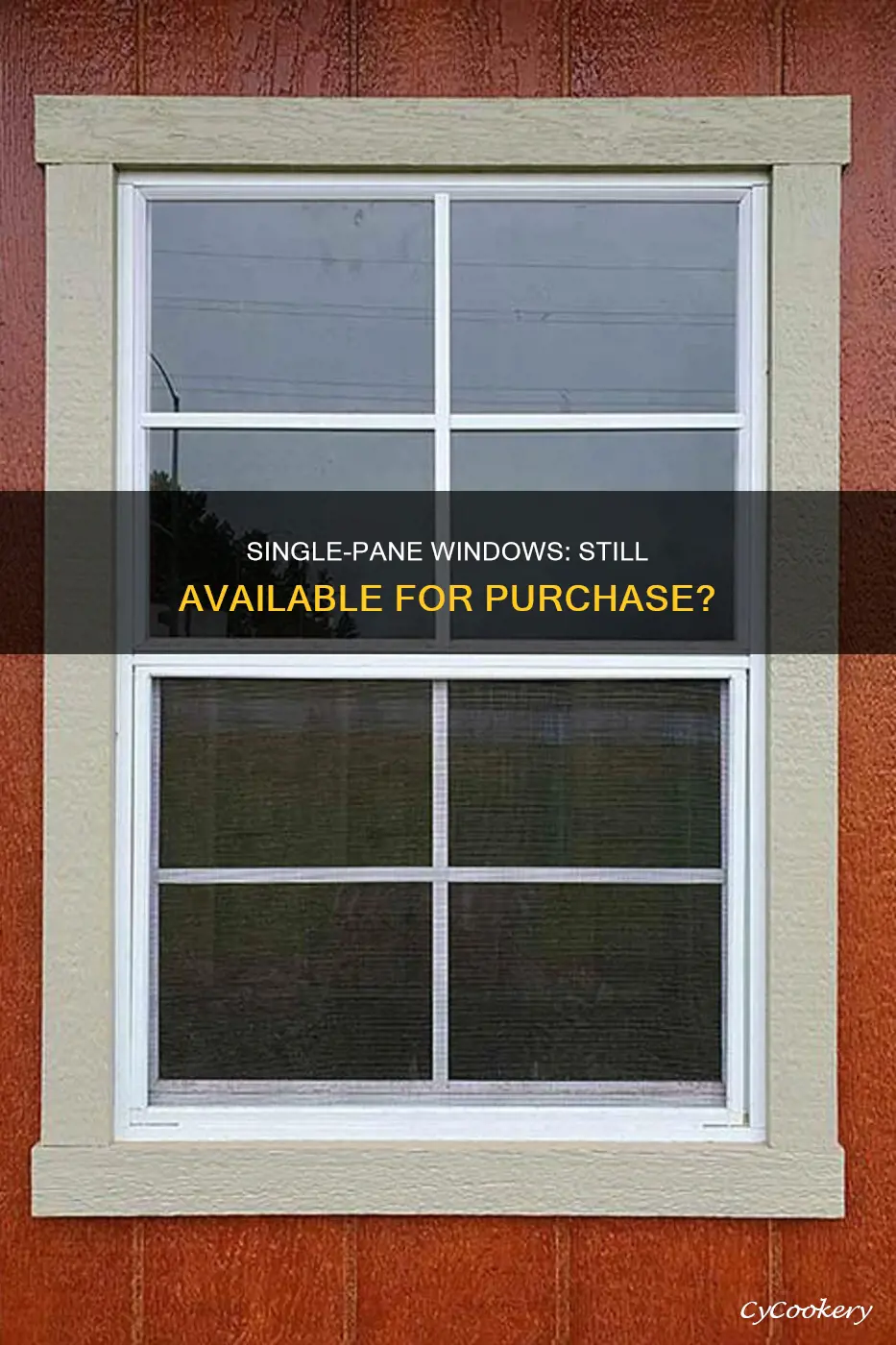 can you still buy single pane windows