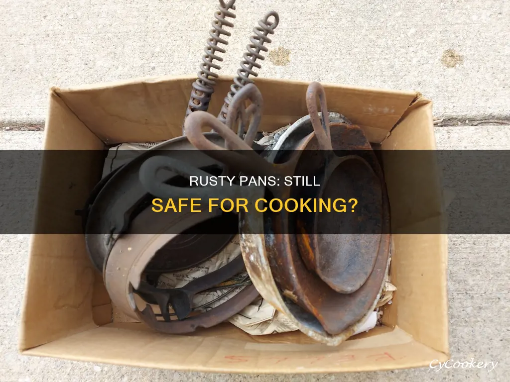 can you still cook with a rusty pan