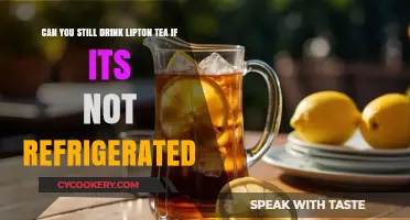Unrefrigerated Lipton Tea: Safe to Drink or Risky Choice?