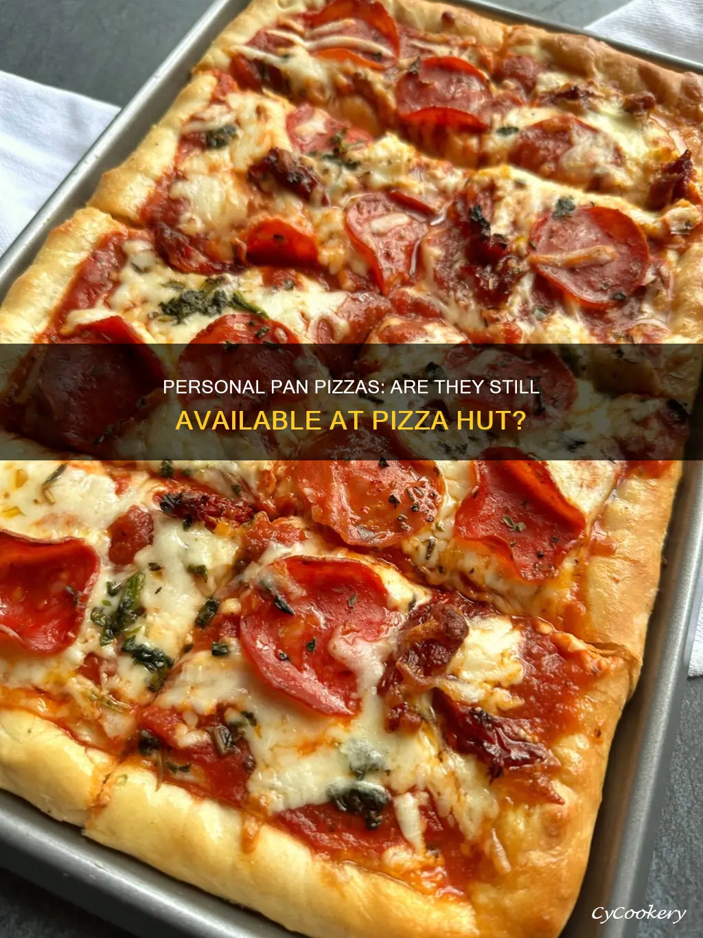 can you still get personal pan pizzas at pizza hut