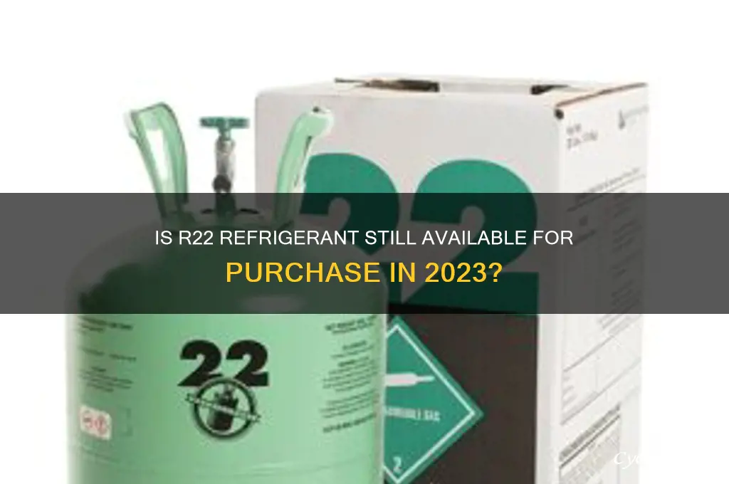 can you still purchase r22 refrigerant
