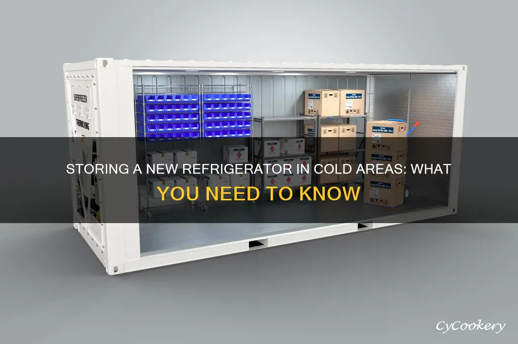 can you store a new refrigerator in acold area