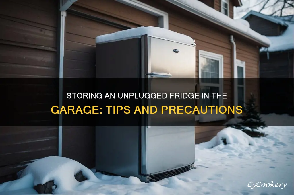 can you store an unplugged refrigerator in the garage